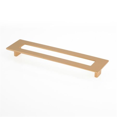 Topex Design 192 mm Large Rectangular Slotted Cabinet Pull with Hole - Matte Brass 8-107001920903